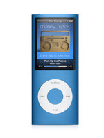View Item Apple iPod Nano 8GB Blue 4th Gen MP3 Metallic MB732ZO